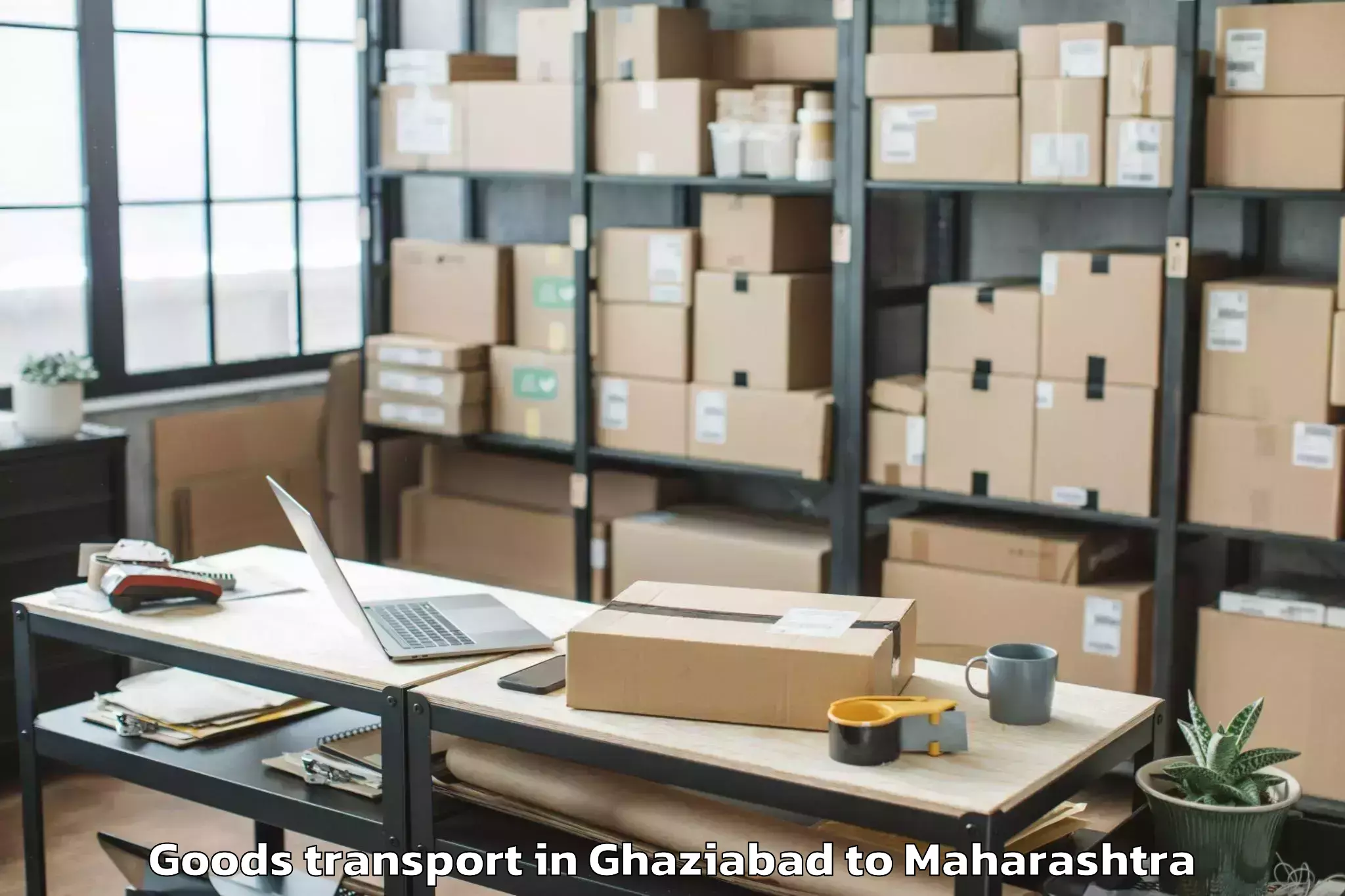 Professional Ghaziabad to Wadwani Goods Transport